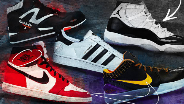 Air Jordans, Puma, Addias and Nike sneakers